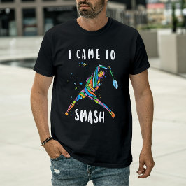Camiseta Bádminton Vine a Machacar Abstracto Atleta 