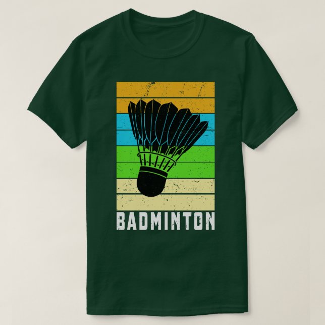 Camiseta Badminton vintage (Diseño del anverso)