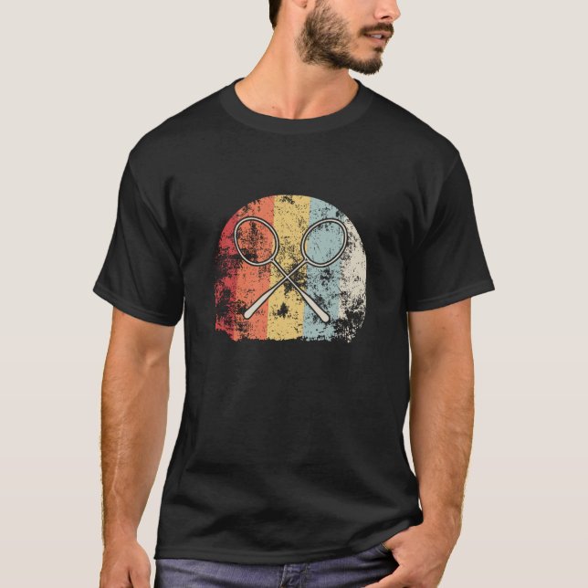 Camiseta Bádminton Vintage (Anverso)