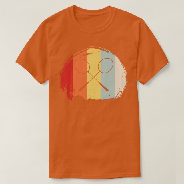 Camiseta Badminton vintage 2 (Diseño del anverso)