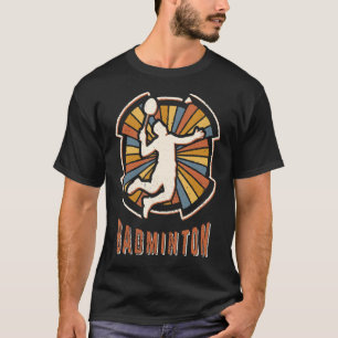 Camiseta Badminton Vintage Classic Retro Sport Love
