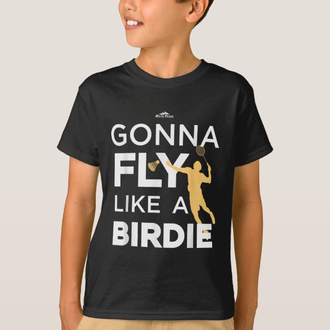 Camiseta Badminton - Volaremos Como Un Pájaro (Anverso)