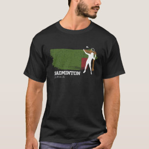 Camiseta Badminton Zambia Jugador de Juegos Netos Badminton