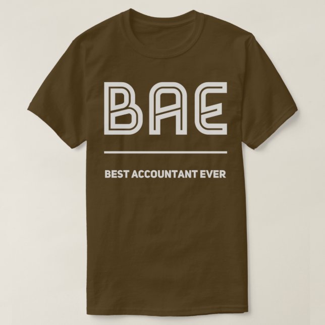 Camiseta BAE Mejor Contable De La Historia (Diseño del anverso)