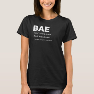 Camiseta BAE negro y educado