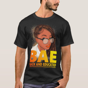Camiseta BAE Negro y Educado Mes de Historia Negra T s_1