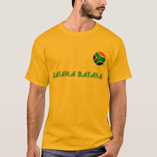 Camiseta Bafana Bafana - fútbol de Suráfrica (Anverso)