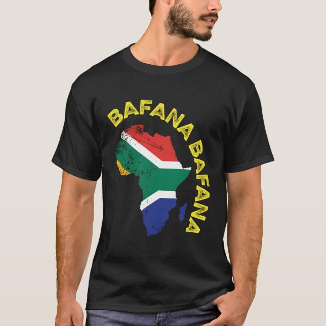 Camiseta Bafana Bafana Sudáfrica (Anverso)