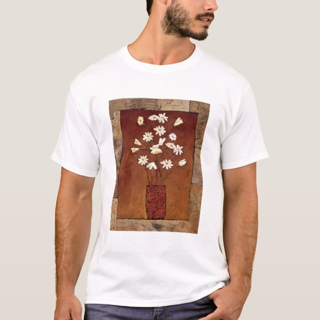 Camiseta BAG12 Flowers.tif blanco (Anverso)