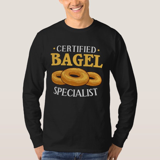 Camiseta Bagel  For Bagels (Anverso)