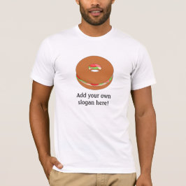 Camiseta Bagel: Lema de Personalizable