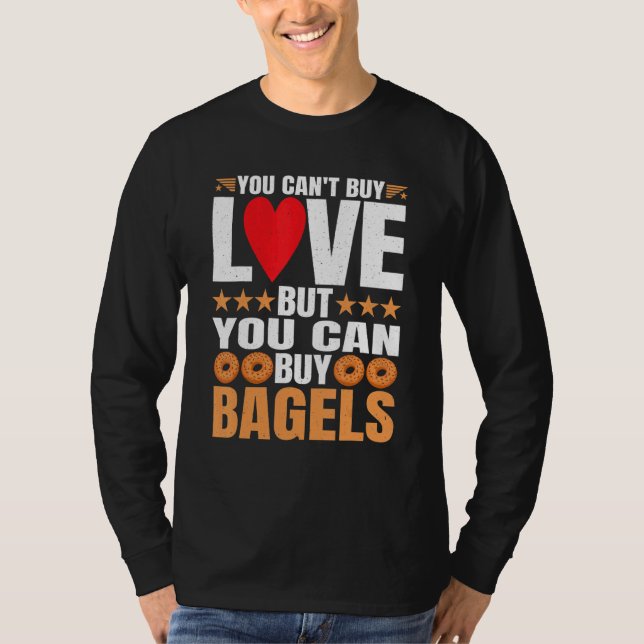 Camiseta Bagel Set Brunch Accesorios Desayuno Bagel (Anverso)