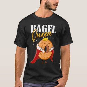 Camiseta Bagels Food Tee Bagel Queen