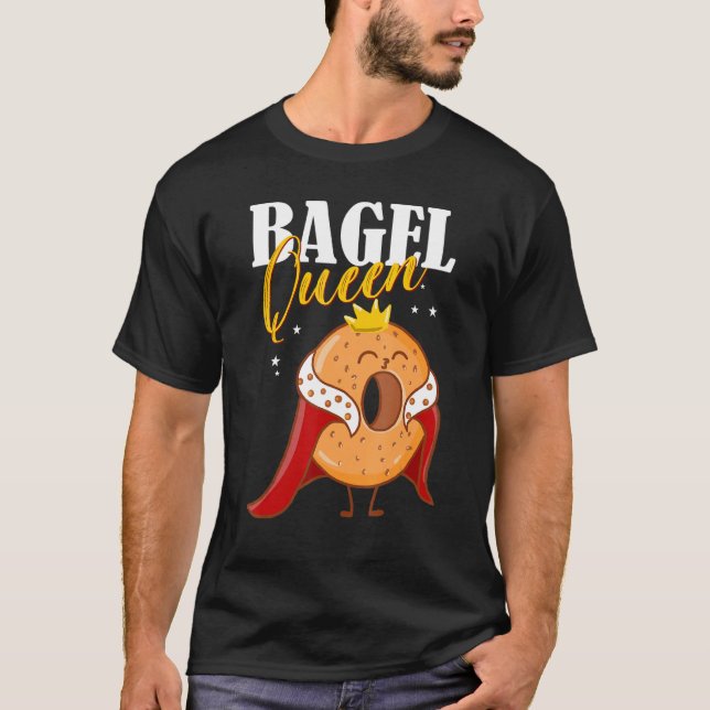 Camiseta Bagels Food Tee Bagel Queen (Anverso)