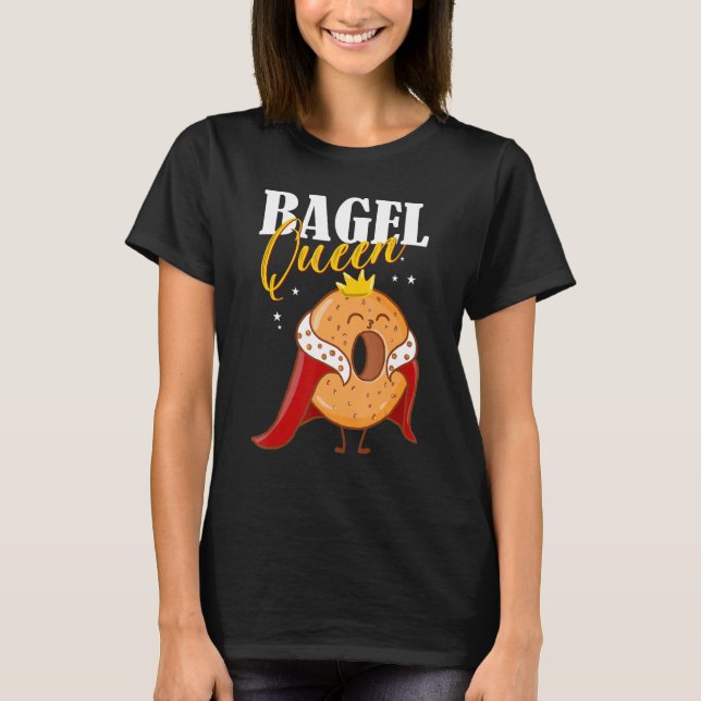 Camiseta Bagels Food Tee Bagel Queen (Anverso)