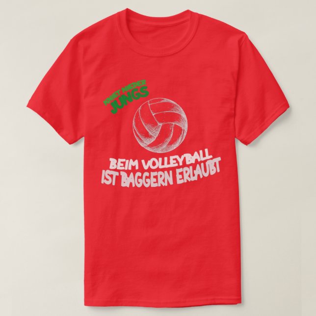 Camiseta Baggern erlaubt Volleyball Handball 10 (Diseño del anverso)