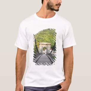 Camiseta Bagni di Lucca, Toscana, Italia - Un viejo puente