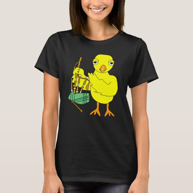 Camiseta Bagpipe Chick (Anverso)