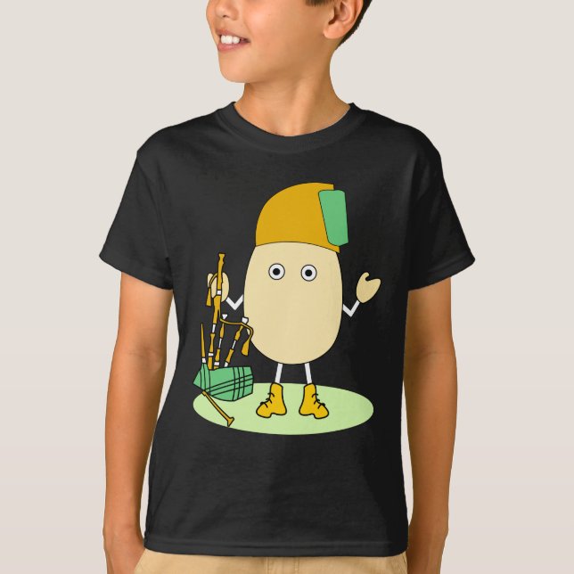 Camiseta Bagpipe Egghead (Anverso)
