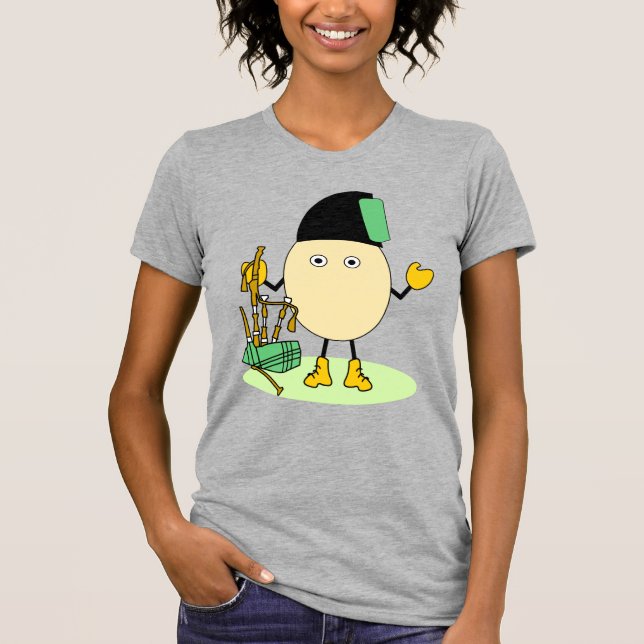 Camiseta Bagpipe Egghead T-Shirt (Anverso)