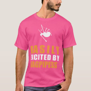 Camiseta Bagpipe Fanatic: Emocionado fácilmente por Harmoni