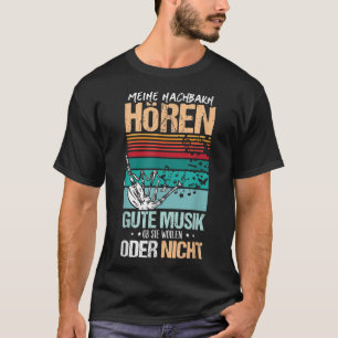 Camiseta Bagpipe Mis vecinos escuchan buena música
