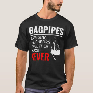 Camiseta Bagpipe Player Musical Instrumental Bagpiper Funny