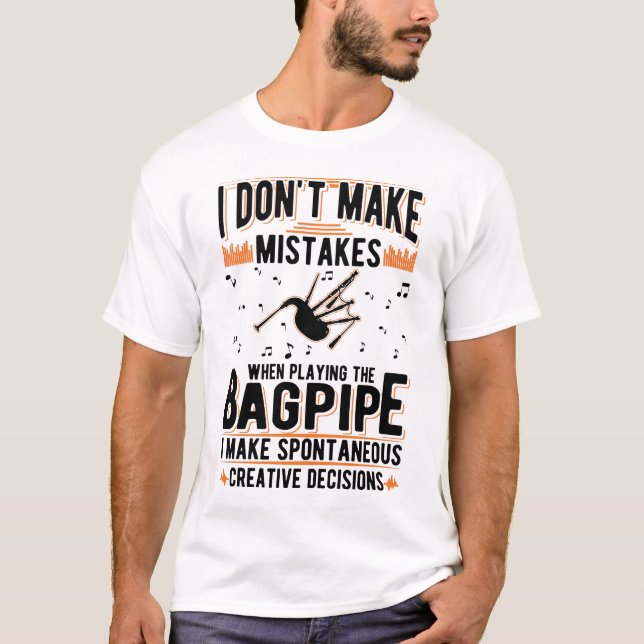Camiseta Bagpipe Retirement Plan Bagpiper (Anverso)