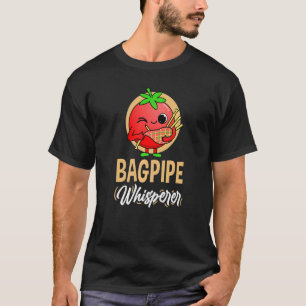 Camiseta Bagpipe Whisperer Tomate Musician