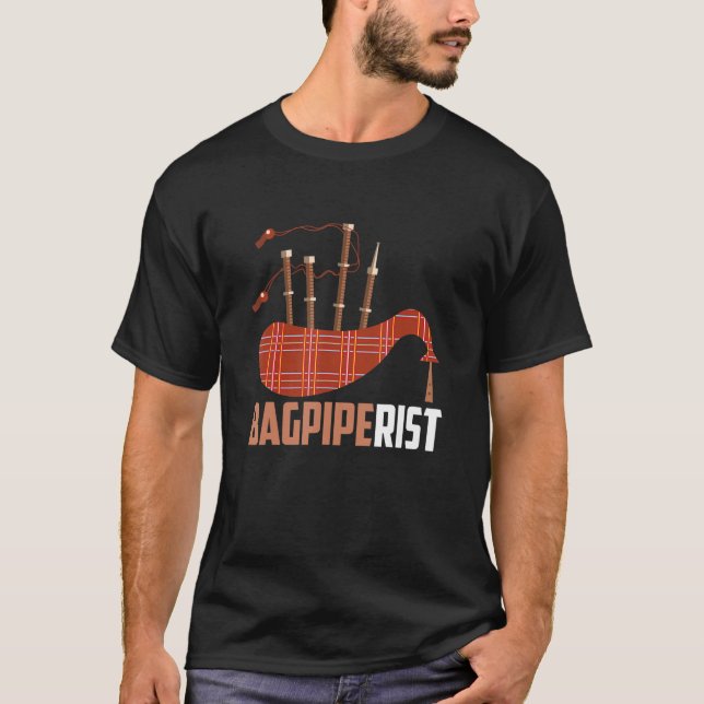 Camiseta Bagpiper Bagpiperist (Anverso)