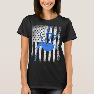 Camiseta Bagpiper Bagpiping Kilt Scottish Blow Bagpipe 1