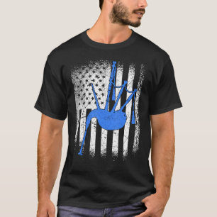 Camiseta Bagpiper Bagpiping Kilt Scottish Blow Bagpipe 1