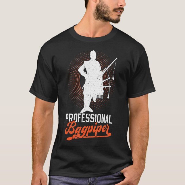 Camiseta Bagpiper profesional (Anverso)