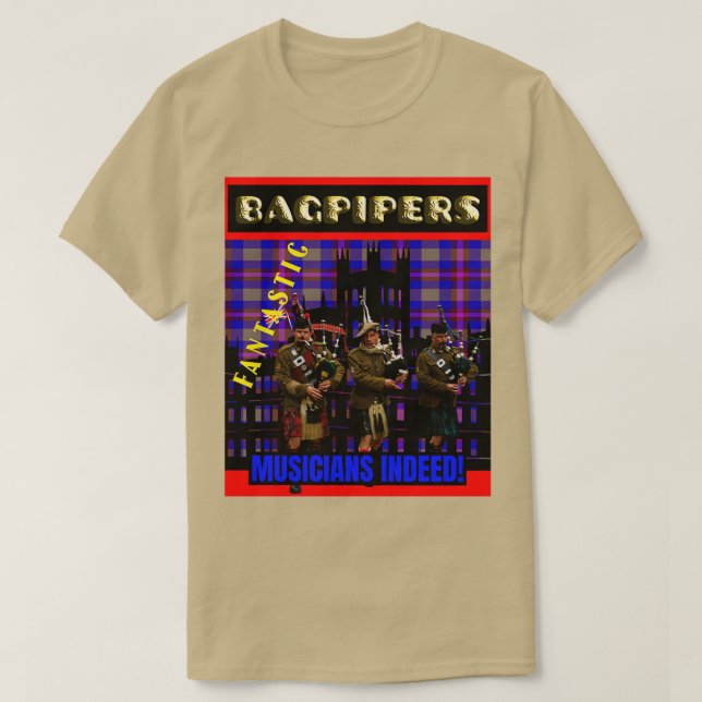 Camiseta Bagpipers Fantastic Musisisires 2 (Diseño del anverso)