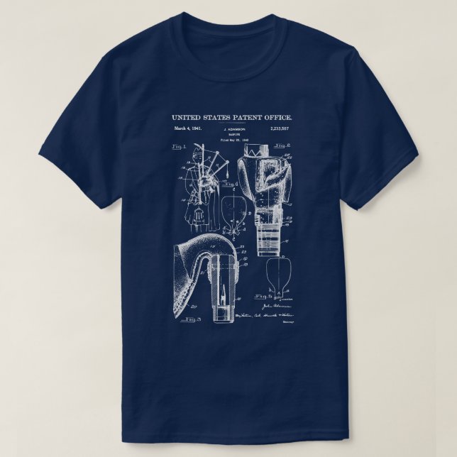 Camiseta Bagpipes de patente estadounidense (Diseño del anverso)