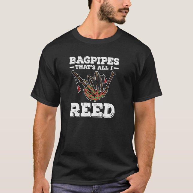 Camiseta Bagpipes Eso Todo Lo Que Reed (Anverso)