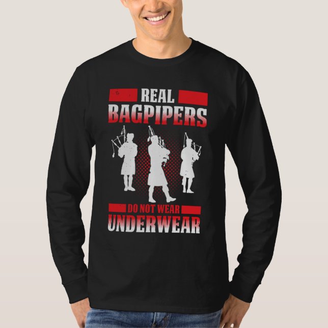 Camiseta Bagpipes For Bagpiperist Bagpipe Player Bagpiping  (Anverso)