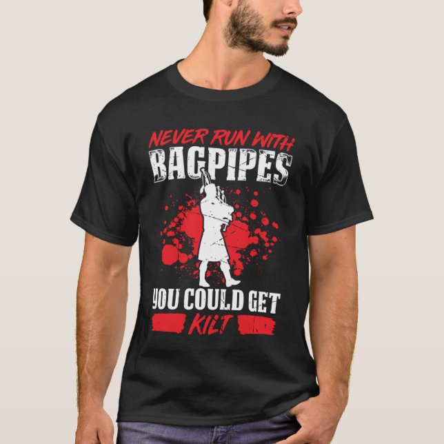 Camiseta Bagpipes For Bagpiperist Bagpipe Player Bagpiping  (Anverso)
