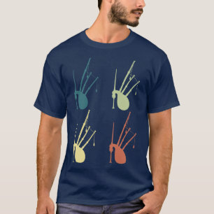 Camiseta Bagpipes retro