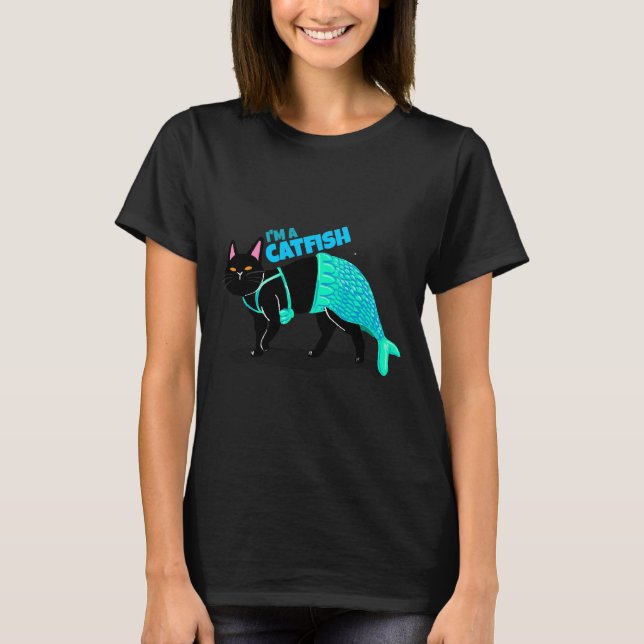 Camiseta Bagre Para Gato (Anverso)