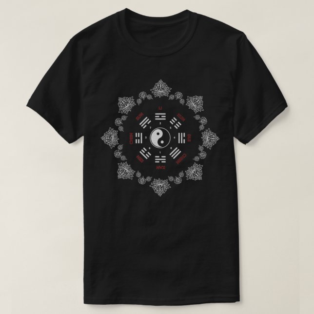 Camiseta Baguazhang Yin Yang Thai Chi Qi GongYogaWushu Mart (Diseño del anverso)