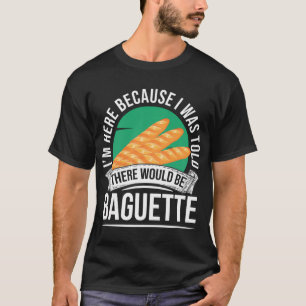 Camiseta Baguette de comida francesa