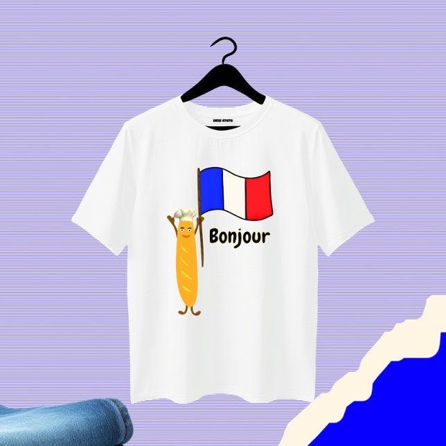 Camiseta Baguette de Francia (Subido por el creador)