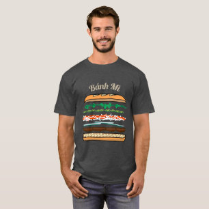 Camiseta Baguette vietnamita del pan francés del bocadillo