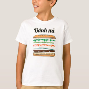 Camiseta Baguette vietnamita del pan francés del bocadillo