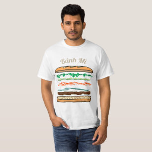 Camiseta Baguette vietnamita del pan francés del bocadillo