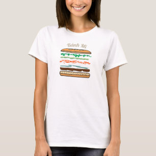 Camiseta Baguette vietnamita del pan francés del bocadillo