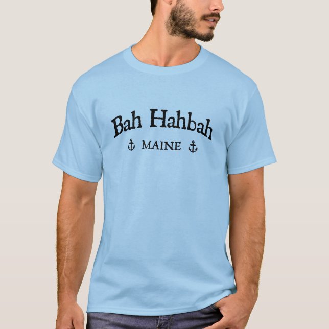 Camiseta Bah Hahbah Maine (Anverso)