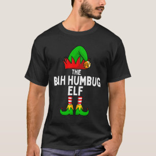 Camiseta Bah Humbug Elf Matching Family Navidades