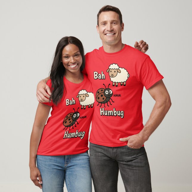 Camiseta Bah Humbug Funny Cute Cranky Christmas (Unisexo)